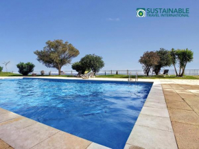 Private Sunset Terrace & Ocean Cliff Pool Garden at Designer Apt by LovelyStay